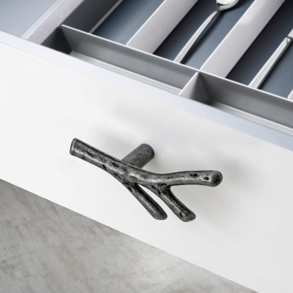 Tree Branch Twig Zinc Alloy Door Handle Drawer Knobs Wardrobe Cabinet Pulls