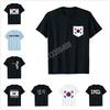 ZX More Design South Korea Tshirt Korea Flag For Men Women T Shirt Hip Hop Tops Cotton Tees