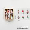 New Arrival Fashion Glass Christmas Ornaments Santa Snowman Pendant for Xmas Tree Deco Perfect Christmas Gift