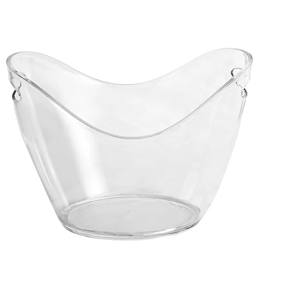 

Acrylic Ice Bucket Beverage Cooling Bucket Transparent Ice StorageBucket PartyChampagneBucket Essential for Entertaining Guests