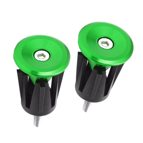2Pcs/Set Aluminium Alloy Bike Bicycle Cycling Handle Bar Grips End Plug Cap