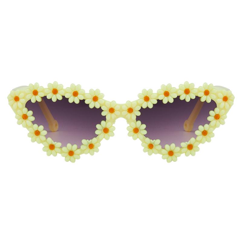 Neue Cat-Eye-Blütenblattbrille Kinder-Sonnenbrille Herren- und Damen-Gleiche Sonnenbrille Modetrend Ins-Brille