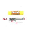 Jinfeng Precision Ball Nose End Mill Set: Radii R1 - R12.5