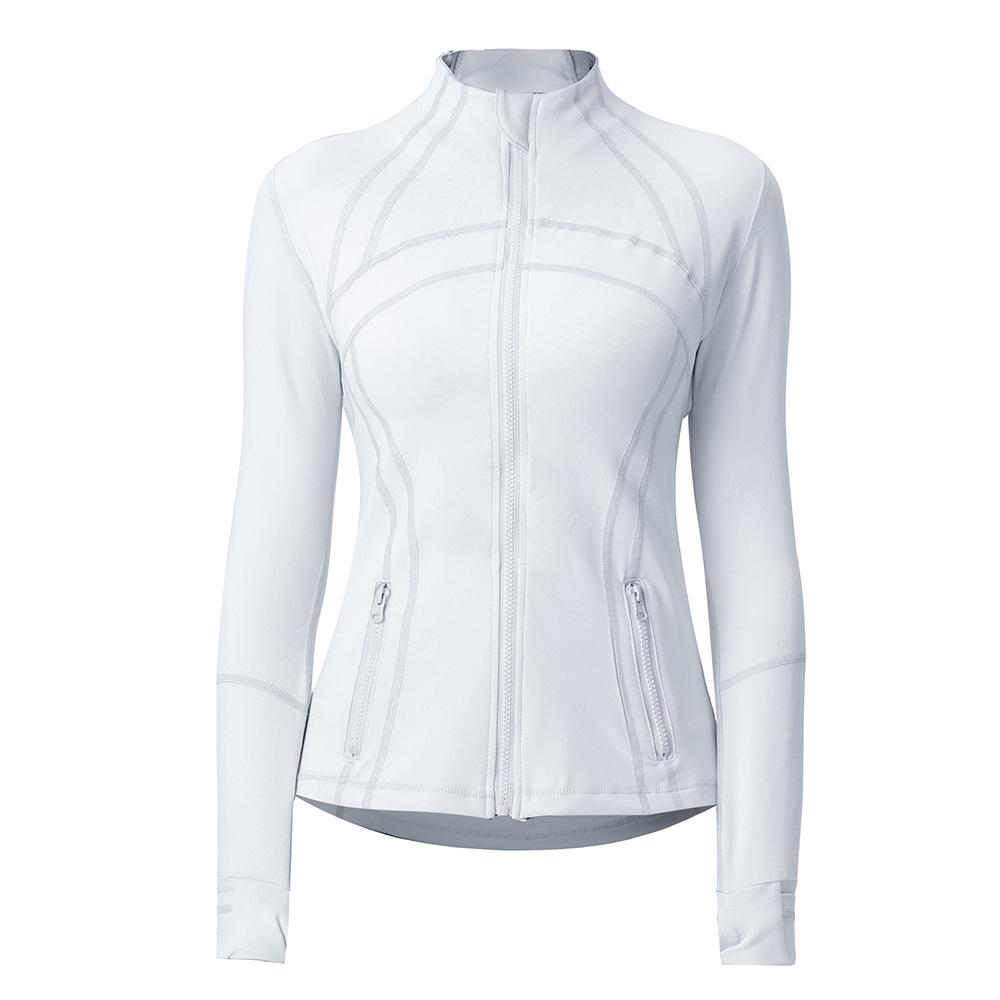 Women's Slim-Fit Double-Sided Brushed Yoga Jacket