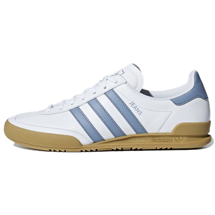 Adidas Originals Jeans Fashion Comfortable Durable Supportive Low-Top Running Shoes Unisex sneakers White Blue F36114