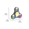 EDC Rainbow Fidget Spinner Hand Fidget Spinner EDC Fingertip Spinning Top Tip Gyro Metal Anti Stress Relief Toy for Adult