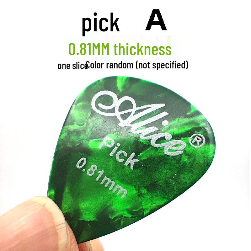 Alice Celluloid Guitar Picks, 100-Pack, 0.46mm-0.96mm