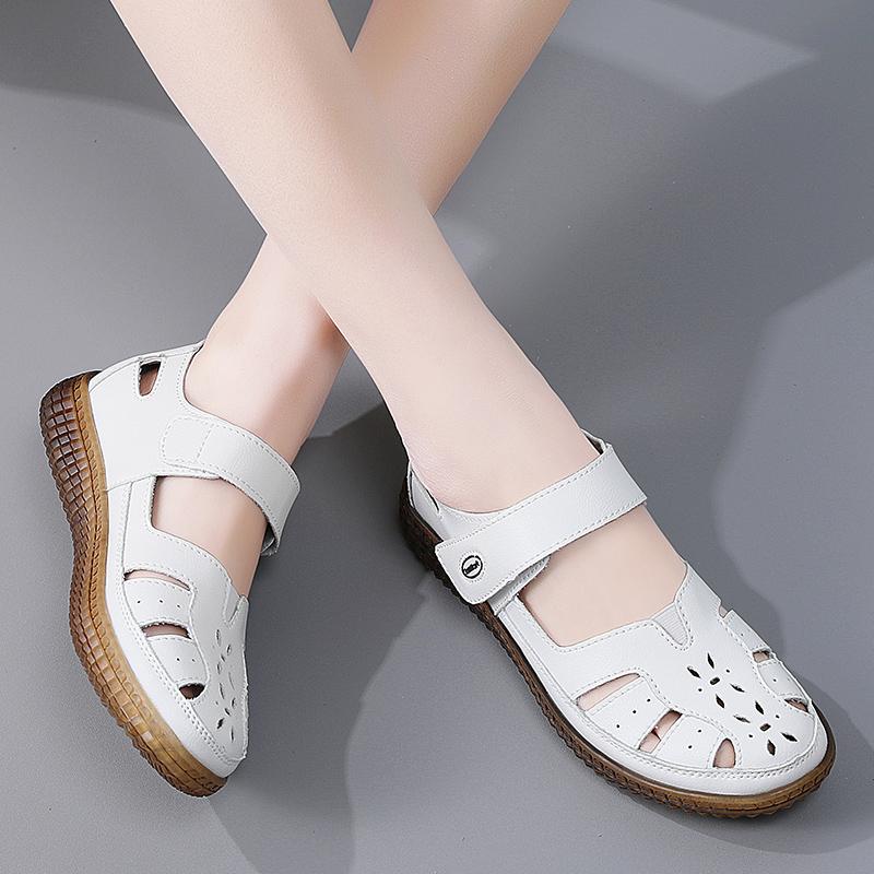 35-42 Dámské Letní Nadměrné Velikosti Prodyšné Módní Děrované Boty Ležérní Dámské Boty Sandály Zahradní Boty