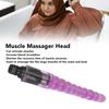 Silicone Muscle Massager Head Replaceable Percussion Head Attachment for Deep Tissue Massage 0.71 To 0.75in Purple