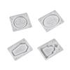 Creative Quicksand Mold Pendants Keychains Crystal Epoxy Resin Shaker Mould Soft Silicone Mold for DIY Crafts