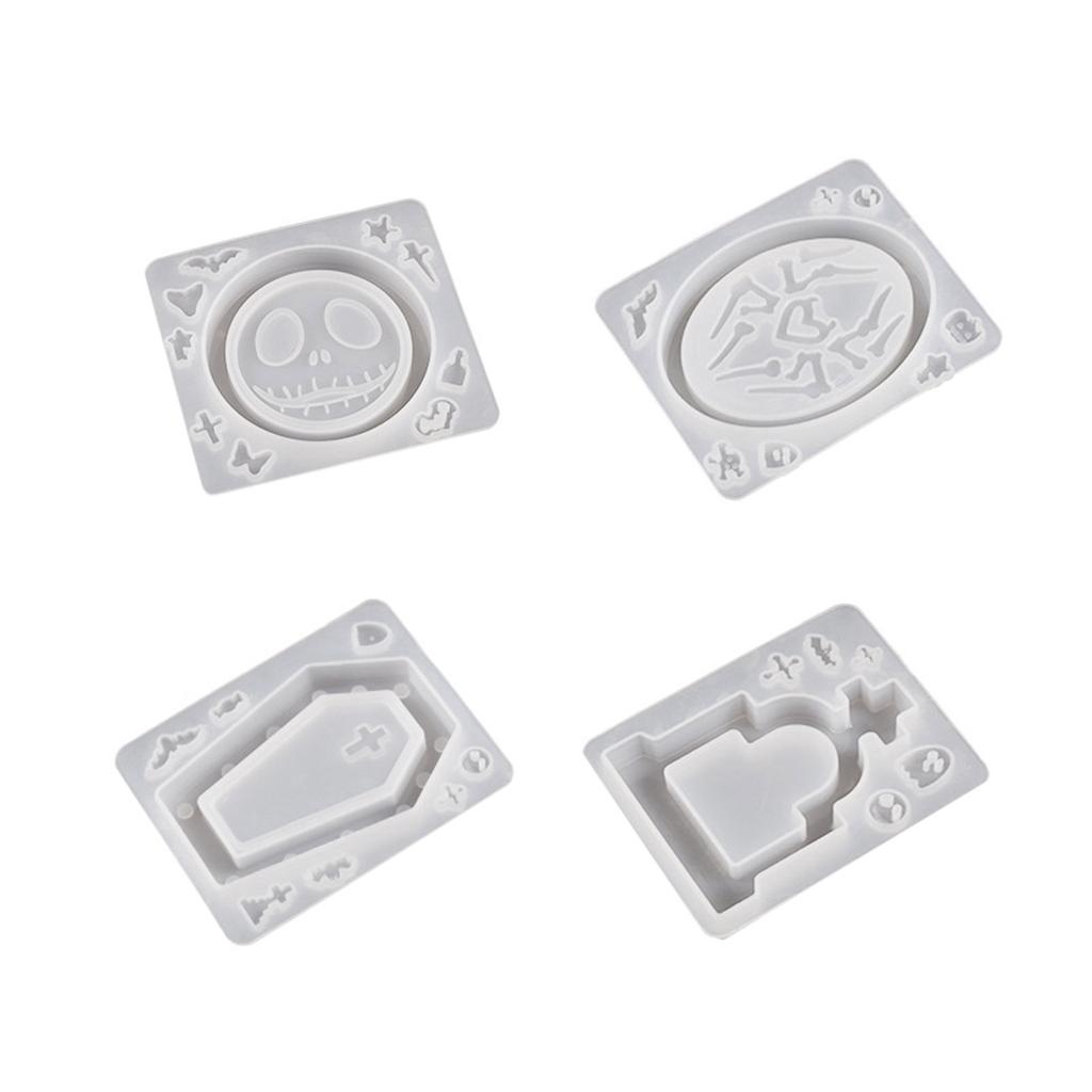 Creative Quicksand Mold Pendants Keychains Crystal Epoxy Resin Shaker Mould Soft Silicone Mold for DIY Crafts