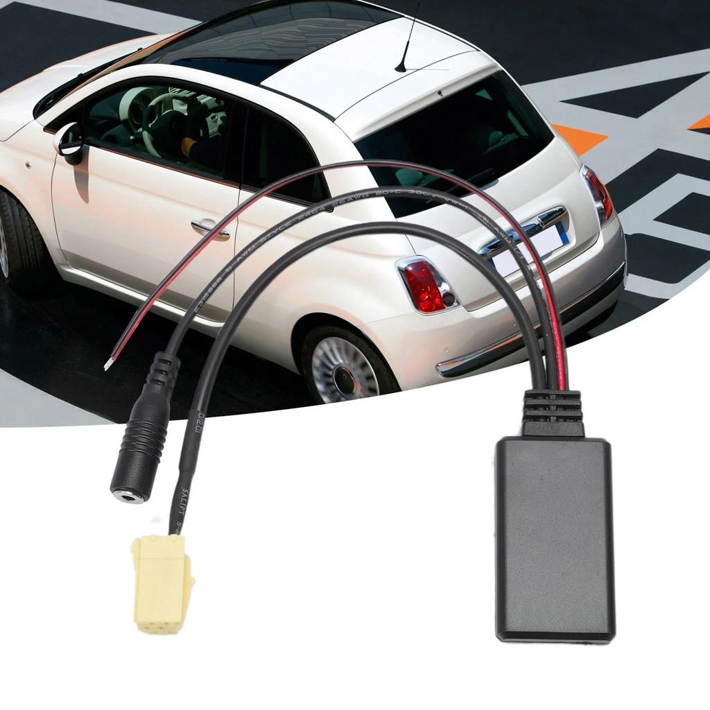 Handfree Stereo Adapter Cable Suitable For Car Radios Music Playback Featuring Built In Microphone&Wireless Connectivity