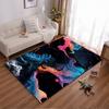 Abstract Colorful Swirl Pattern Area Rug for Living Room Decor Suitable for Use As an Anti-slip for Living Room Bedroom Sofas