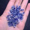 Blue Dot Stone Flat Heart Spacer Beads for DIY Jewelry