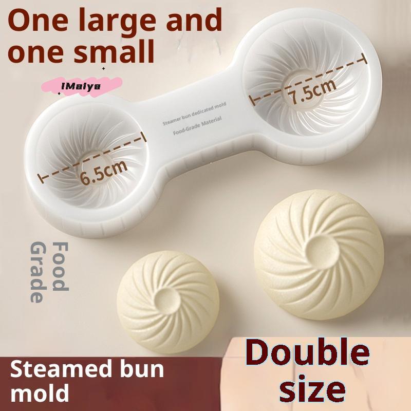 Handmade Baozi Mold Kitchen Tool for Baking Chinese Steamed Buns Bread Dough Pastry Cooking Utensils - 1/2/3Pcs Household Items