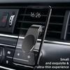 Universal L-Shaped Magnetic Phone Holder And Round Metal Plate Set, Minimalist Design, Suitable for Car Air Vent, Car Navigation Mount