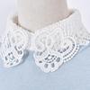 Elegant Detachable Lace Collar For Women Soft Mesh Fabric Easy To Wear Perfect For Office And Party Outfits