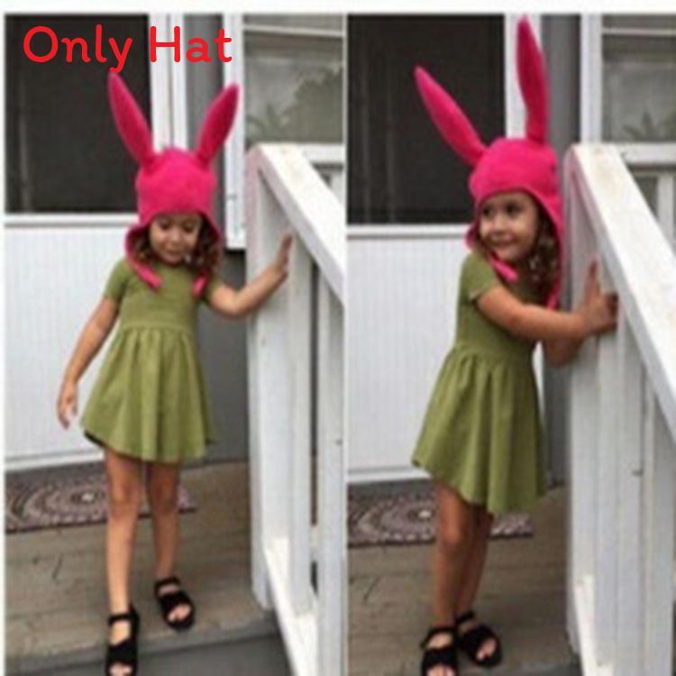 

Christmas Halloween Cosplay Costume With Velvet Bunny Ears Hat For Adults And Kids RoseRedChild