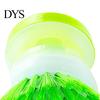 Dish Brush with Soap Dispenser Cleaning Plastic Dishwashing Good Grip Pot Household Supplies