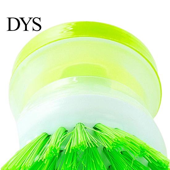 Dish Brush with Soap Dispenser Cleaning Plastic Dishwashing Good Grip Pot Household Supplies