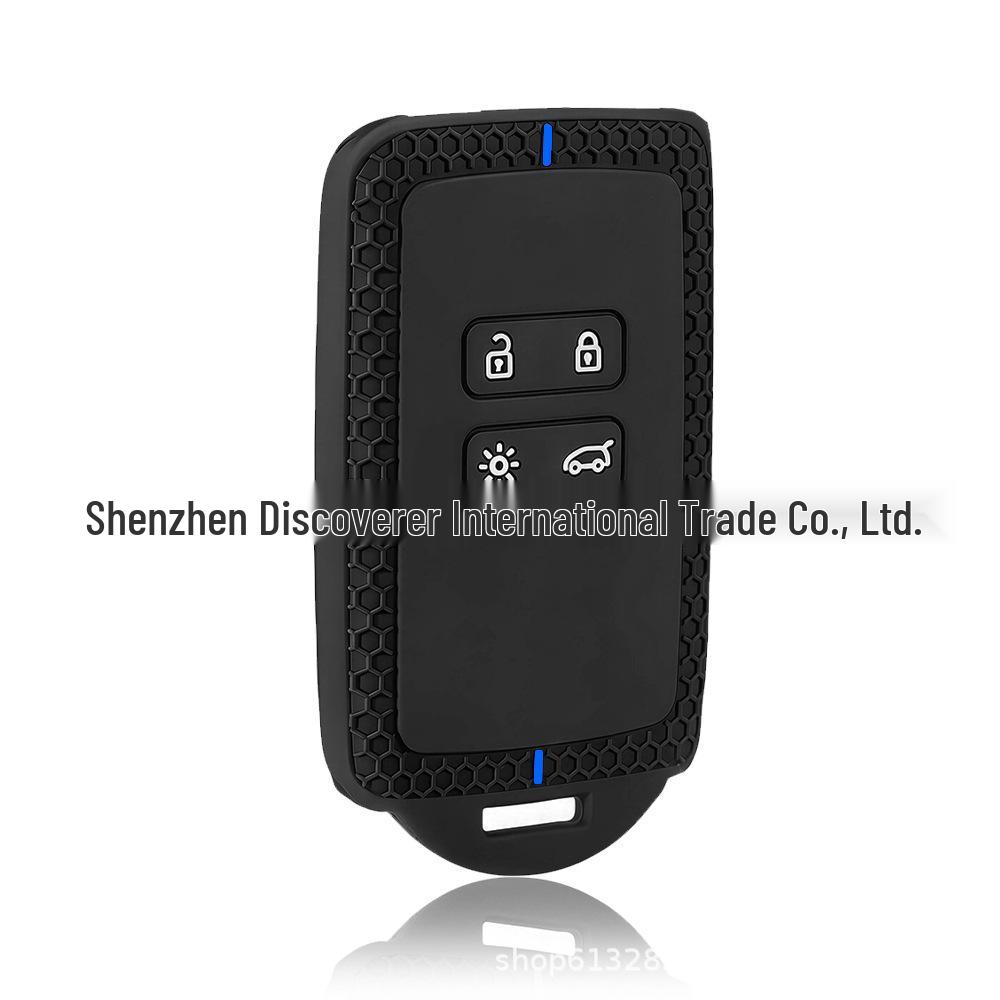 Renault Kadjar/Koleos 2022 Key Cover - Honeycomb Silicone Case for Remote Control
