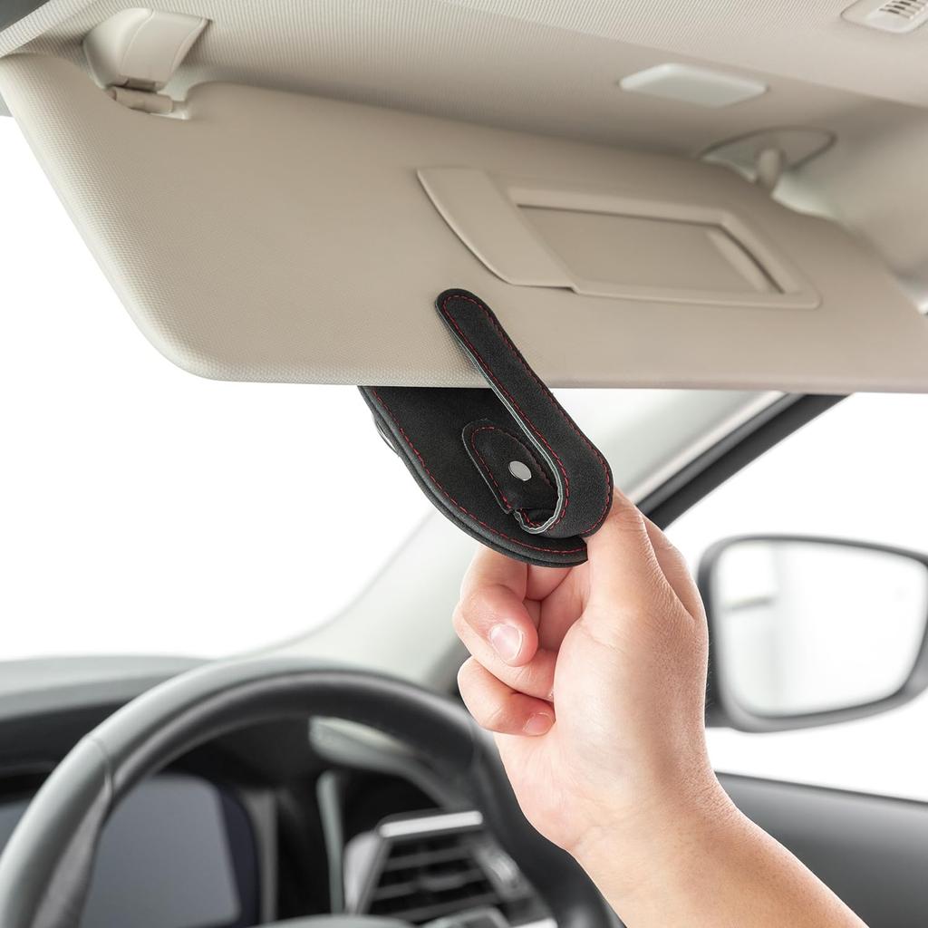 Bonform 7533-65BK Storage Sun Visor Clip, Clip Type, Size: 2.8 x 4.3 x 1.7