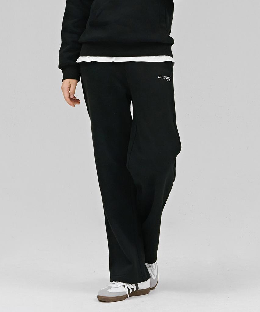 CHASECULT Unisex Essential Straight Brushed Pants - Black