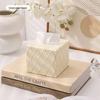 Luxury High-Capacity Tissue Storage Box for Home Use