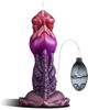 7.5" Squirting Ejaculating Dragon Dildo, Silicone Cumming Huge Fantasy Creature Horse Knot Soft Anal Alien Animal Dildo with Suction Cup,