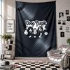 Deep Purple Wall Tapestry Home Decor Wall Hanging Cloth for Bedroom Living Room Background