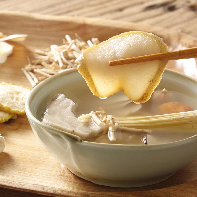 Dried Sea Coconut Slices Herbal Soup Ingredients Snow Pear Reeds Sugar Cane
