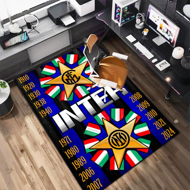 Famous F.C. Internazionale Milano Football Player Lautaro Martínez Carpet Is Suitable for Living Room and Bedroom Office Decorative Carpet L8