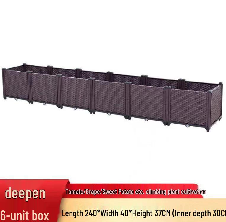 Modular Balcony & Home Vegetable Planting Box - Ideal for Gardens & Seedlings