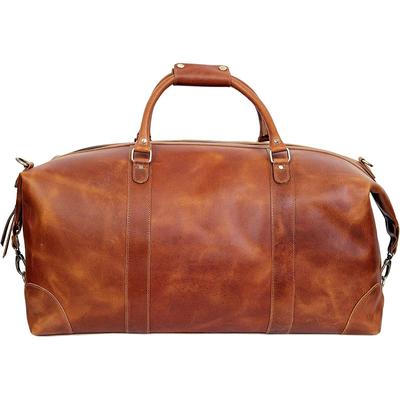 24" Leder Buffalo Reisetasche Duffel Gepäcktasche, Gym Travel Tote Duffel, Overnight Weekender