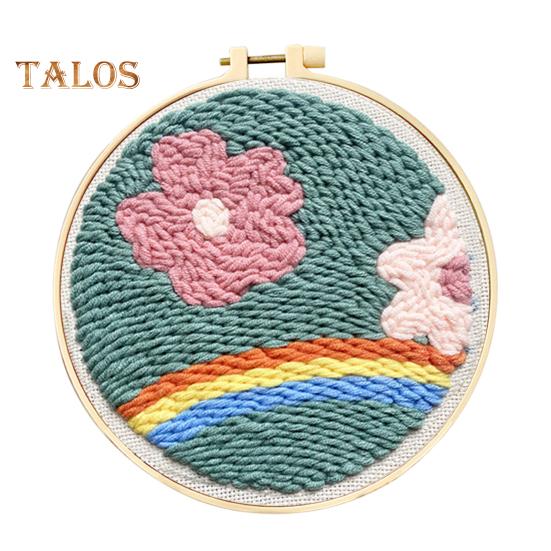 

Набор для самостоятельного изготовления вышивки крестом для начинающих, мультяшный узор с иглой для вышивки крестом, набор для начинающих для взрослых и детей H