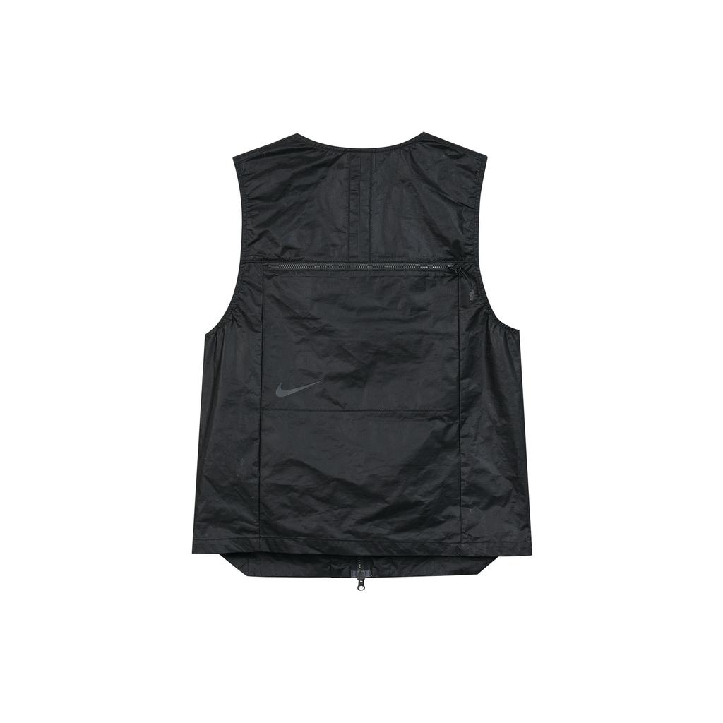 Nike Patchwork Loose Windbreaker Hooded Jacket Long Sleeve Cotton Coat Winter Men Outerwear Black CK0698-010