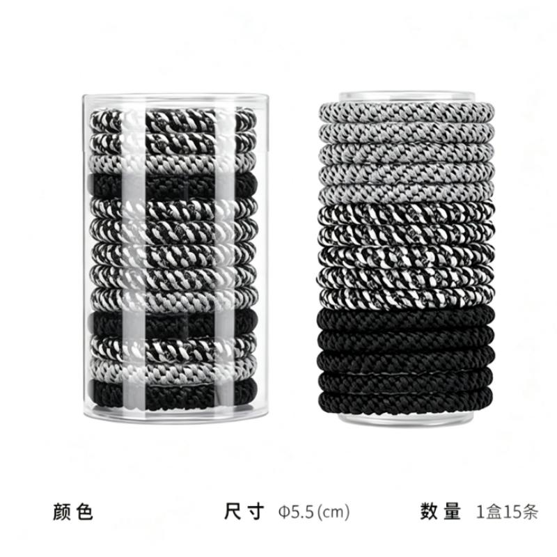 15pz Elastici per Capelli Alta Elasticità Stile Erling Haaland, Nuovi Colori Estivi Coordinati Accessori per Capelli Versatili Premium Porta Coda