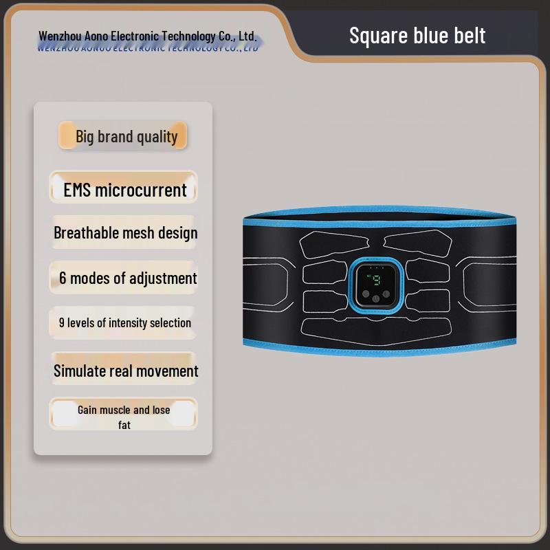 

Умный EMS тренажер для пресса: Электрический стимулятор мышц и тонизирующий пояс для талии для фитнеса и массажа English Version