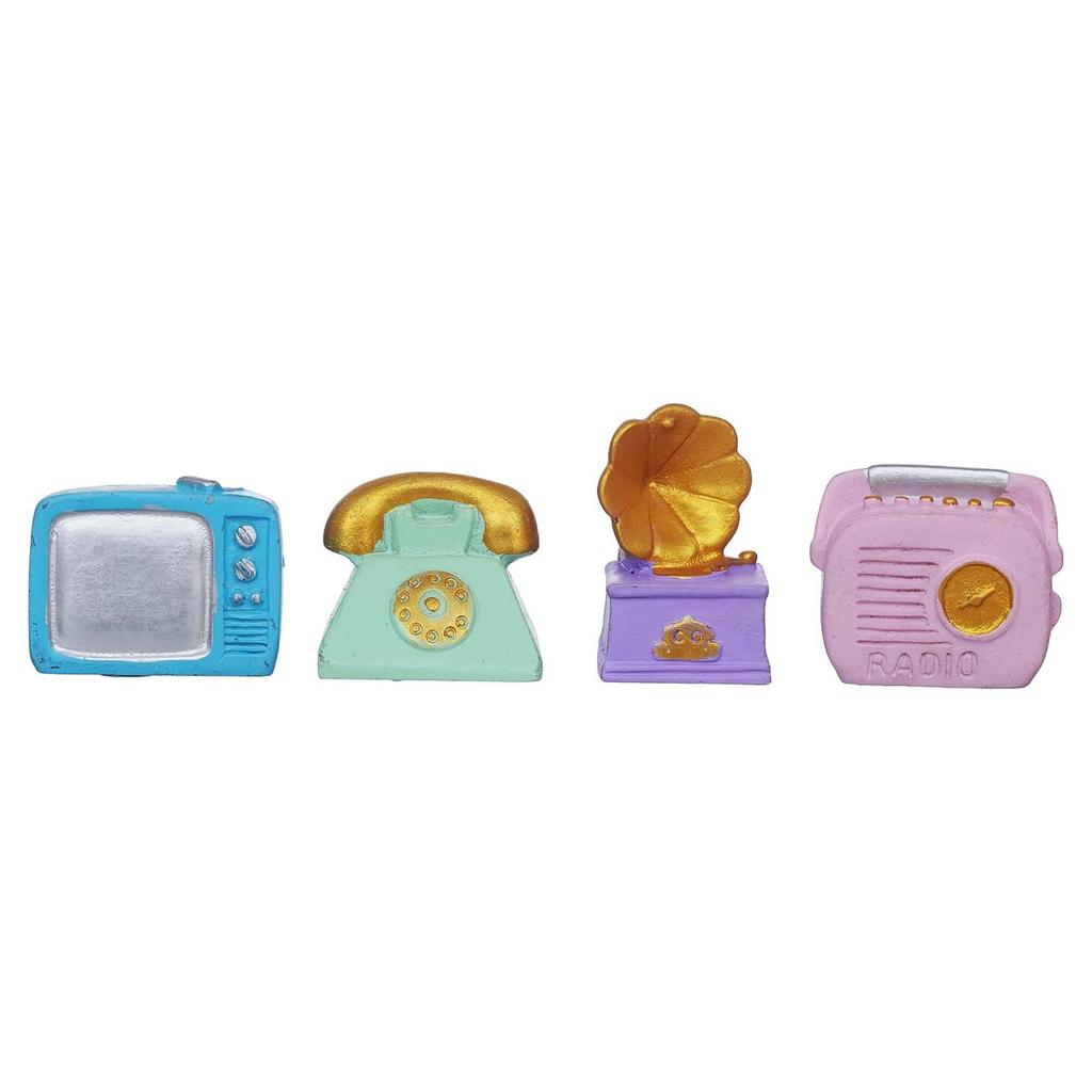 Telephone, Radio, TV, Gramophone Decorative Showpieces - Gifts for Kids (Polyresin,)