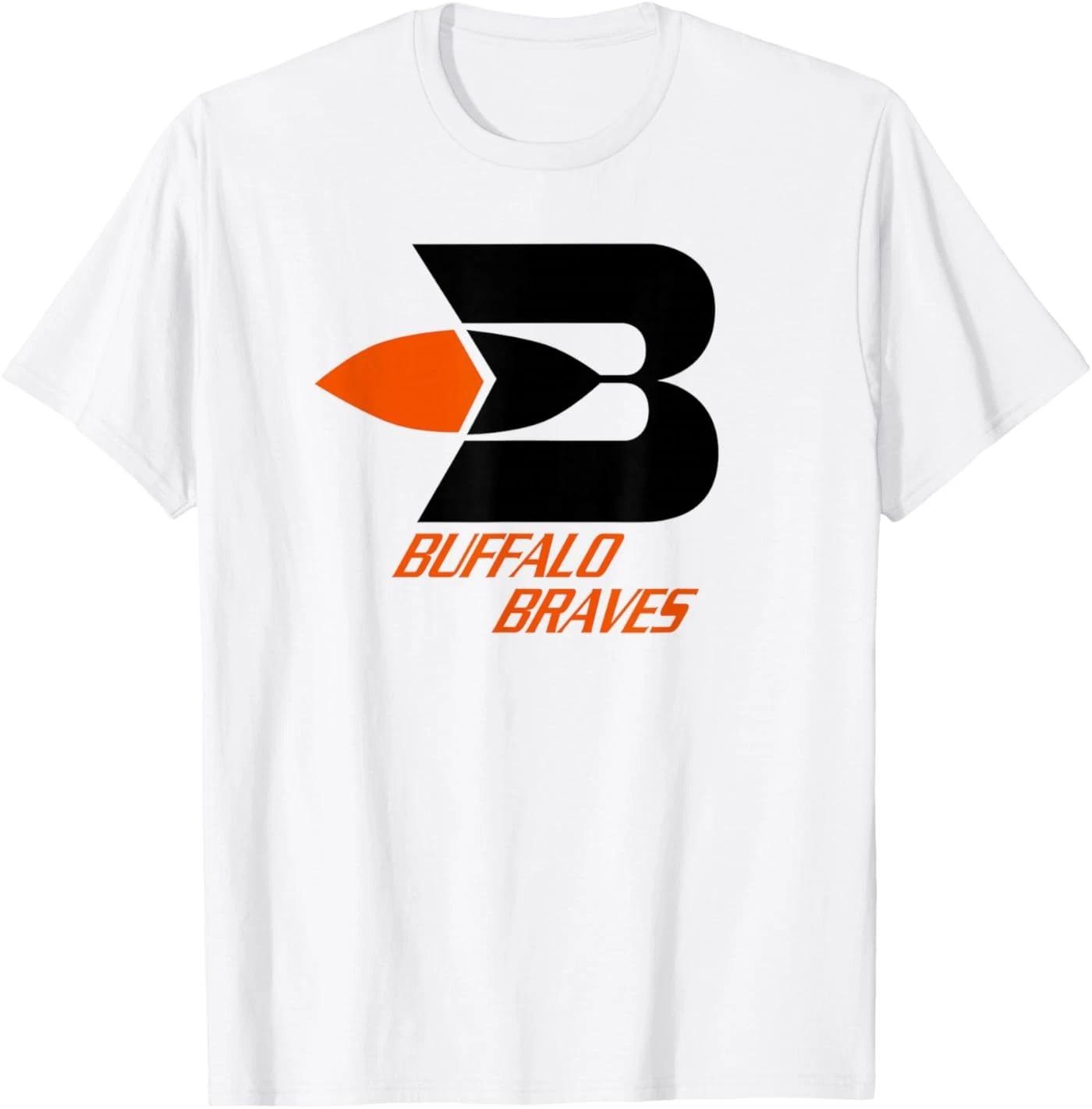 Buffalo Braves Tee Retro Basketball 100% Cotton T-shirt Mens Tees Top M