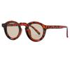 Retro Round Small Frame Glasses: High-End Unisex Sunglasses with UV Protection, Fashionable Trend.