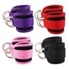 Ankle Buckle Double D-Ring Ankle Cuffs Leg Strength Trainer Cable Ankle Straps Gym Workouts