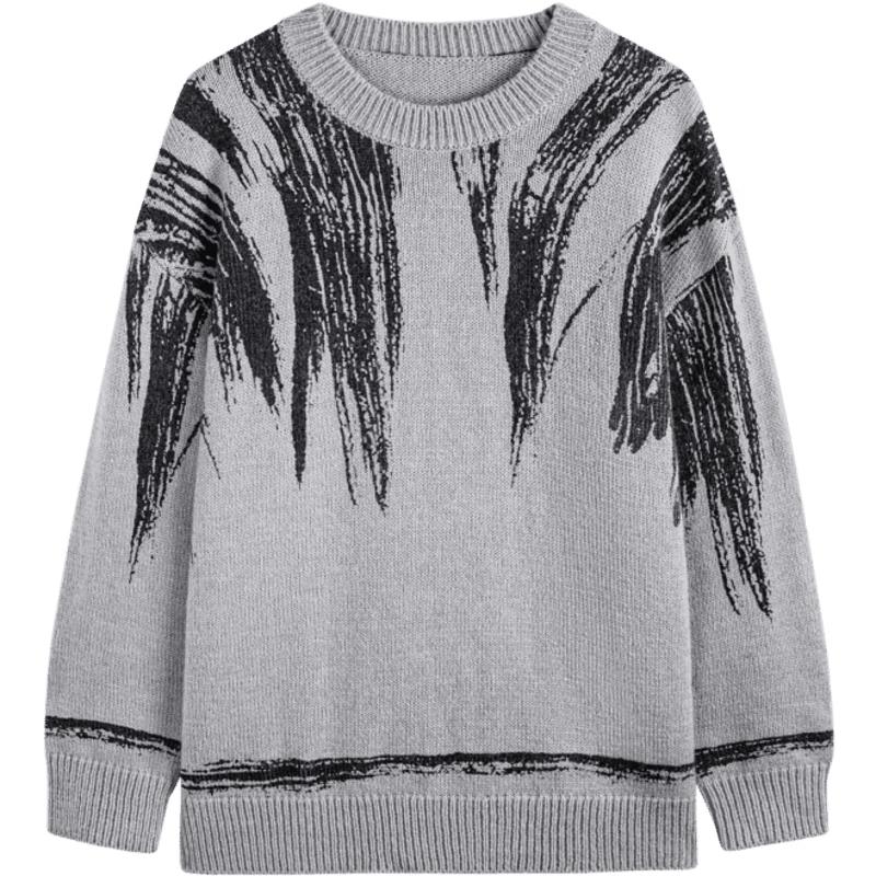 GXG Men's Runway Style Winter Crew Neck Sweater