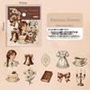 Retro Whispers Sticker Set: Vintage Illustration Journal & Collage Paper