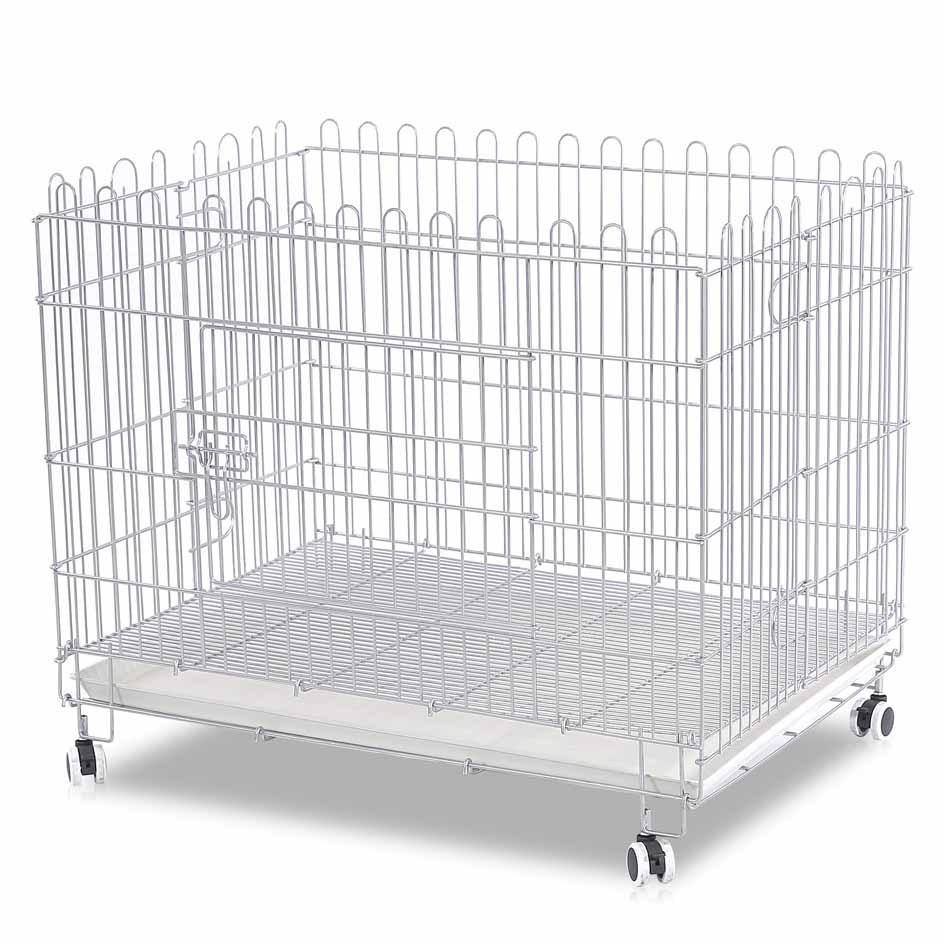 

Genuine Lejia Thickened Nano Pet Cage with Tray, Foldable Enclosure for Cats and Small/Medium Dogs 90cm*63cm*77cm