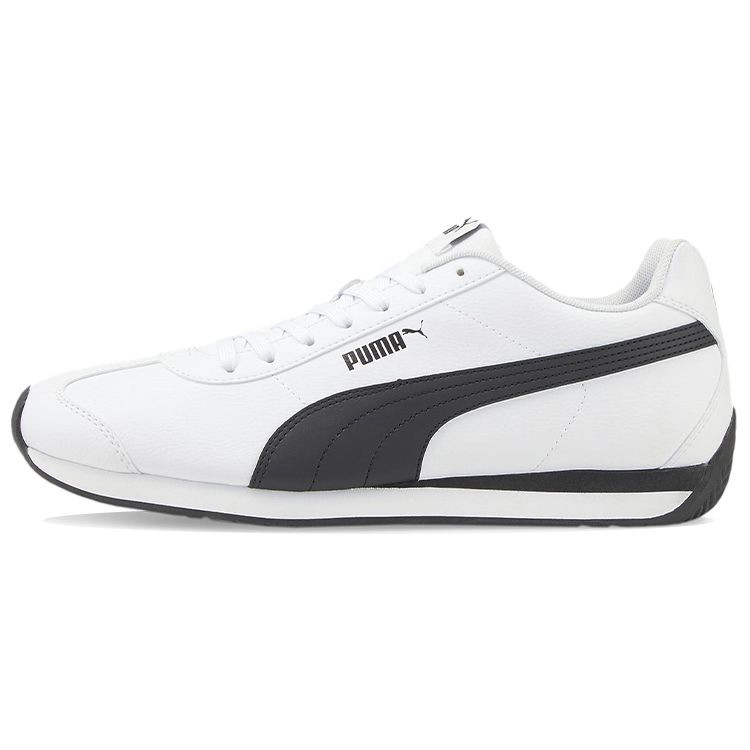 PUMA Unisex White Black Turin 3