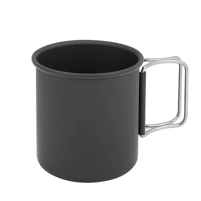 300ML Camping Mug Aluminium Alloy Folding Cup  Hike Mug Ultra-Light Camping Travel Water Cup Outdoor Camping Cookware  taza