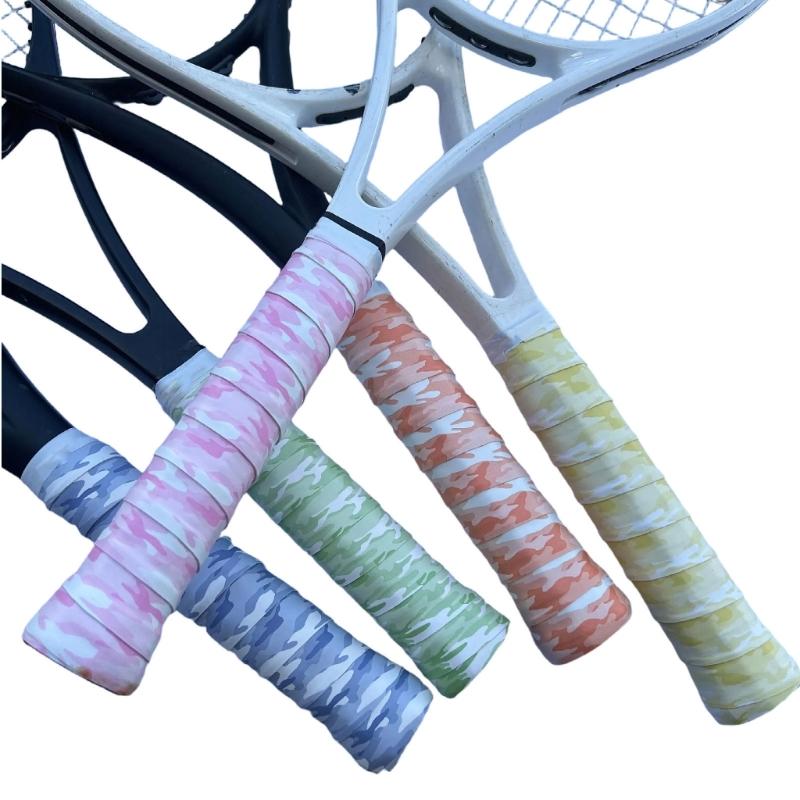 Water Absorbent Adhesive Squash Rackets Grip for Racket Badminton Racket Grip Tape, Racket Wrap Strap Antislip Sweatband
