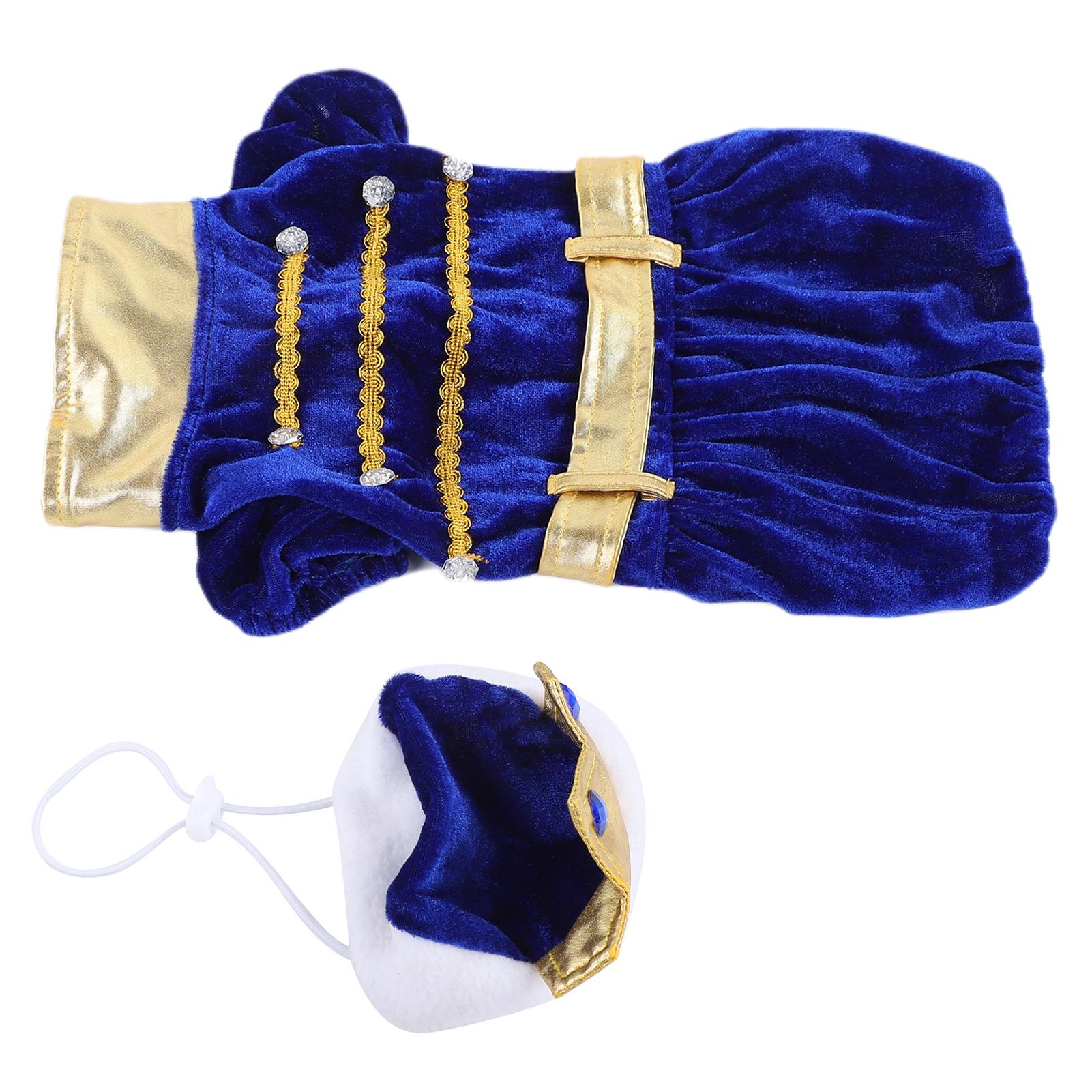 

Cute Pet Dog Clothes Suit Dog Festivals Costume with Hat Christmas Outfit Pet SuppliesXL XL