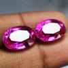 Pink Sapphire Oval Shape 19.25 Carat Pair Natural Loose Gemstone CERTIFIED SD-018